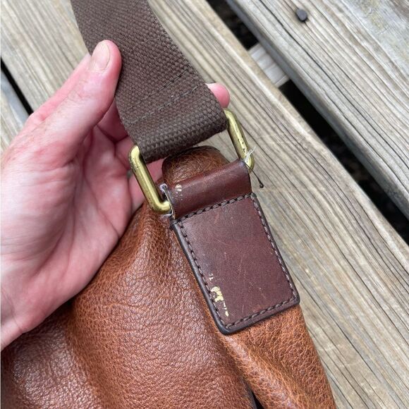 Fossil leather crossbody bag - Picture 4 of 9